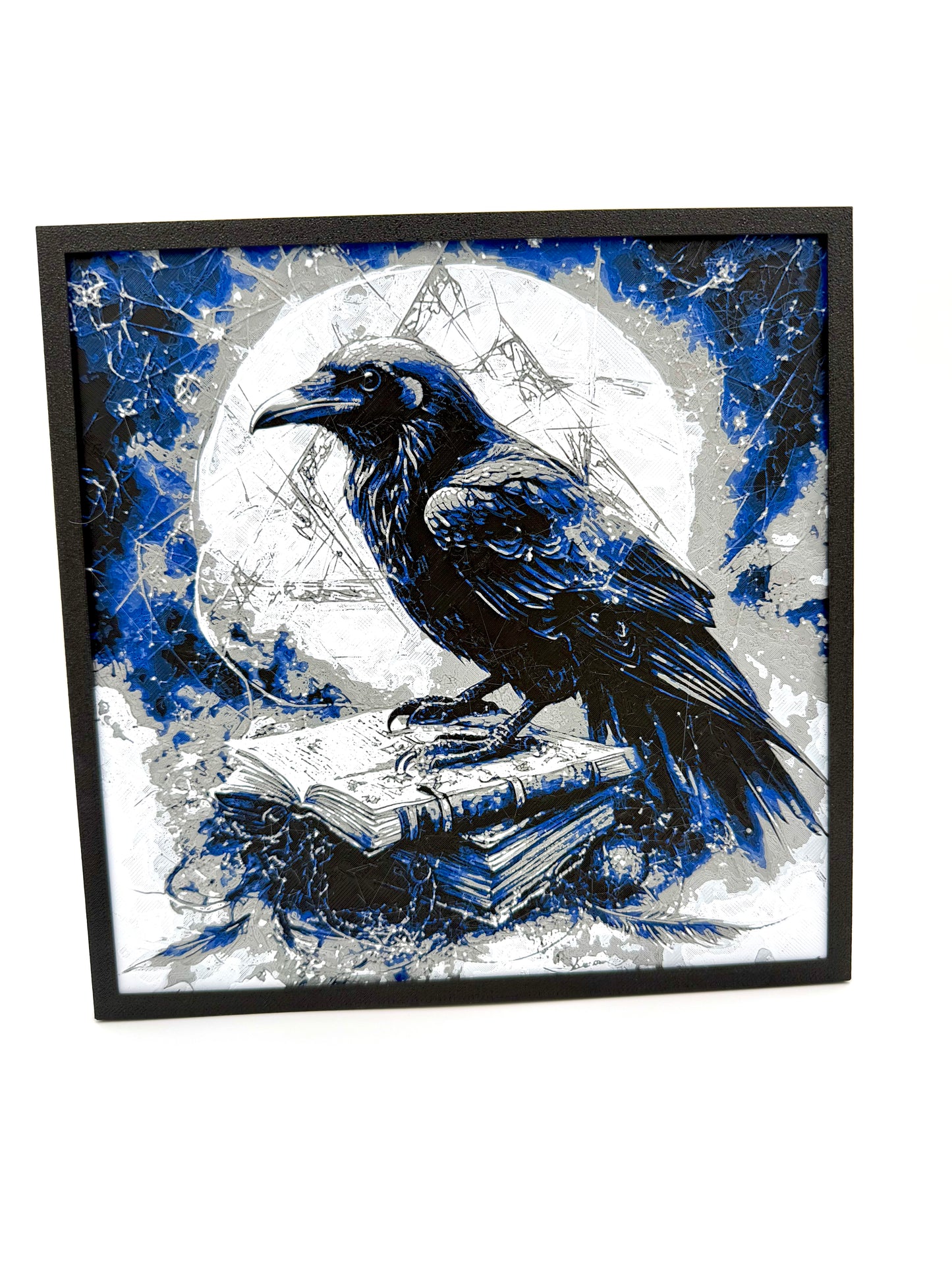 Mystical Moonlit Raven Hueforge Print