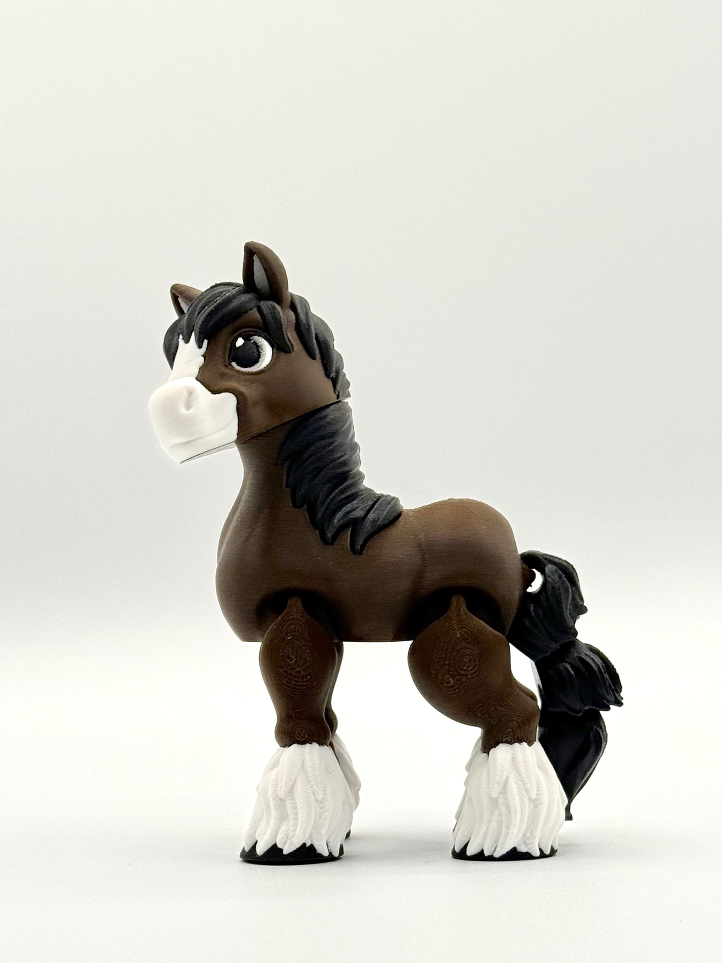 Flexi Clydesdale Horse