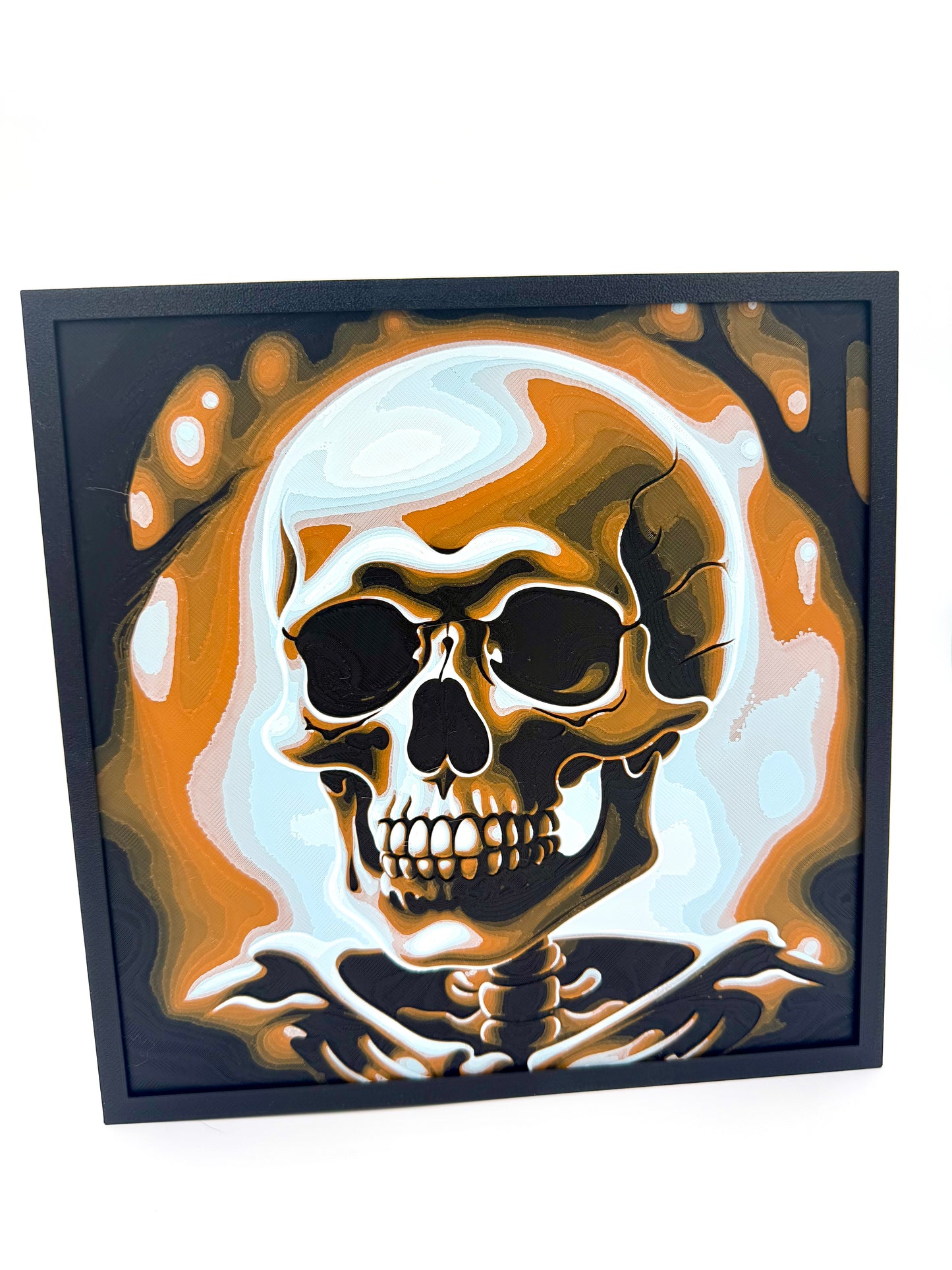 Spooky Skull Hueforge Print