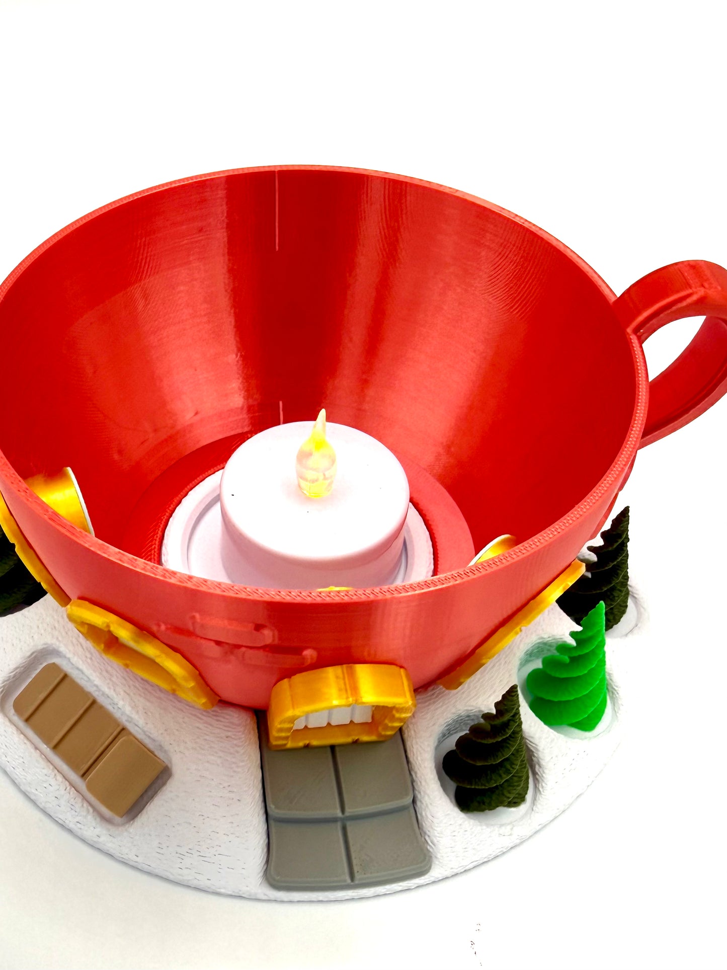 Chocolate Cup Fairy House