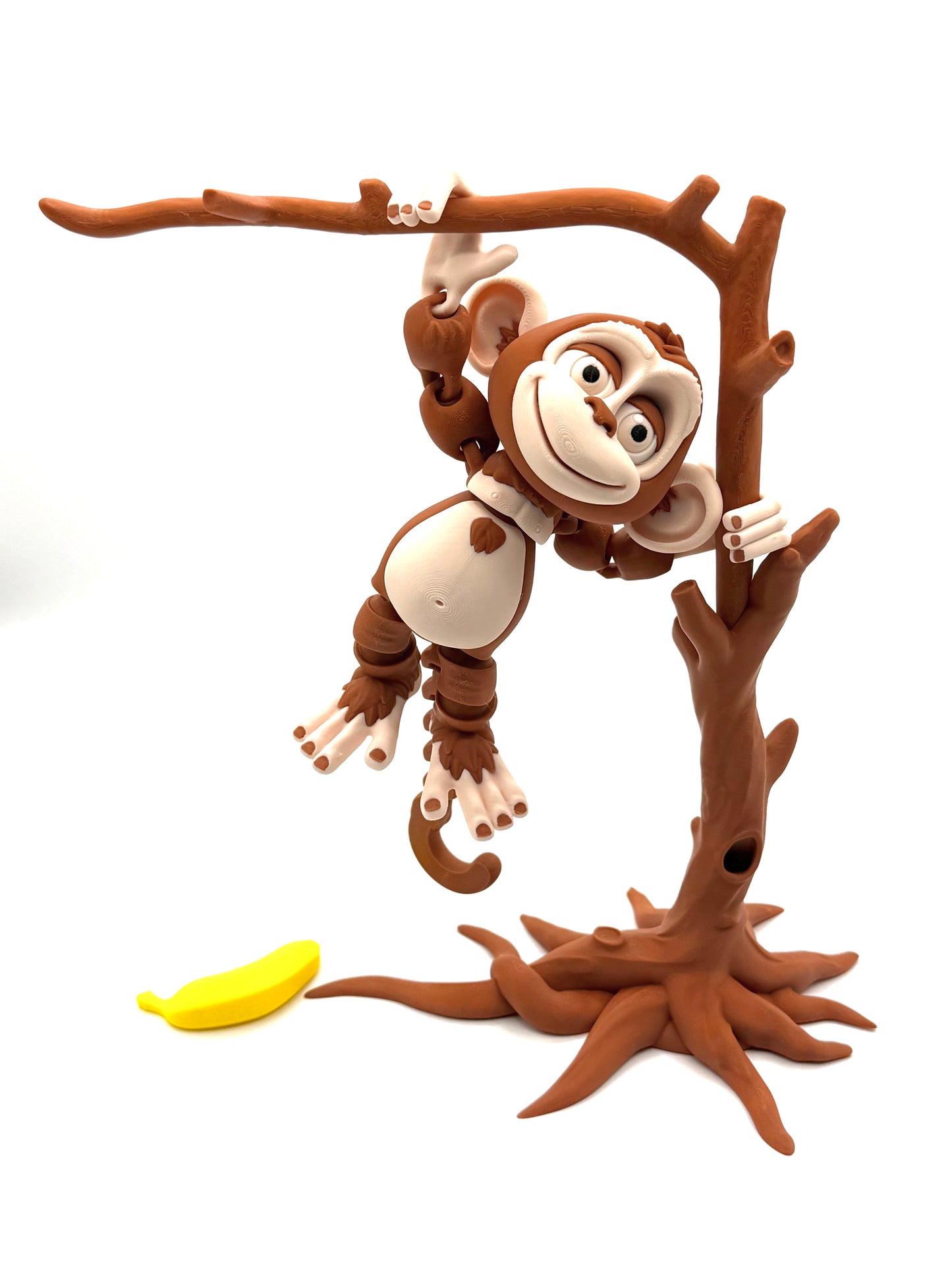 Flexi Monkey with Tree and Banana