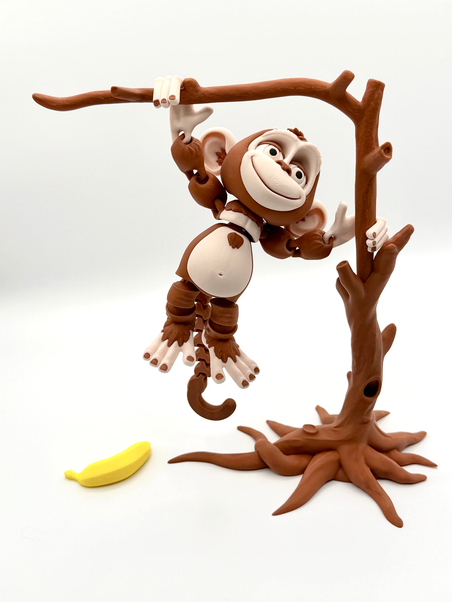Flexi Monkey with Tree and Banana