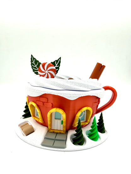 Chocolate Cup Fairy House