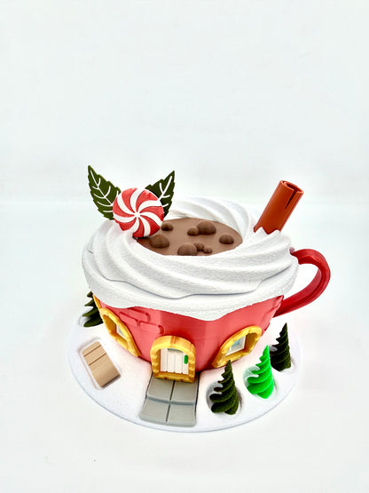 Chocolate Cup Fairy House