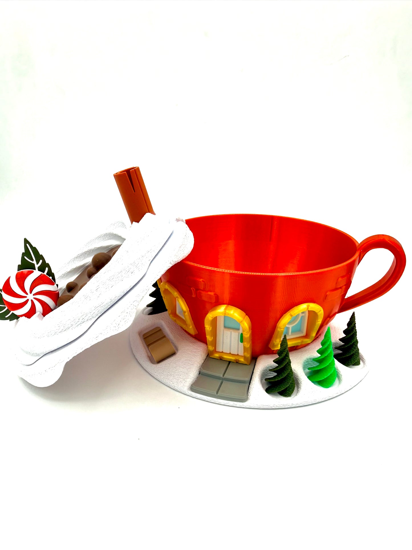 Chocolate Cup Fairy House