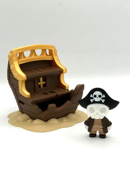 Pirate Ship with Pirate