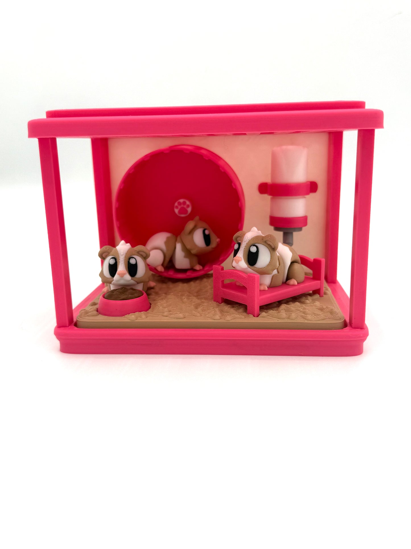 Guinea Pig Cage with 3 Guinea Pigs
