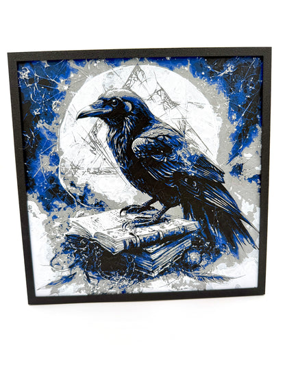 Mystical Moonlit Raven Hueforge Print