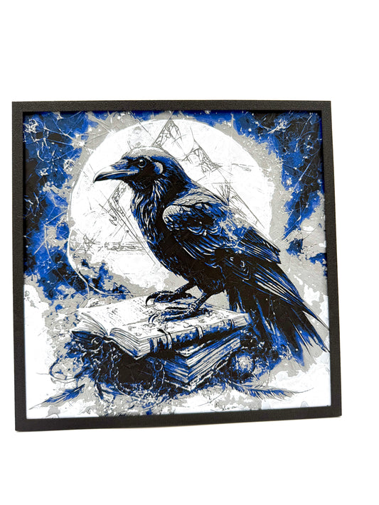 Mystical Moonlit Raven Hueforge Print