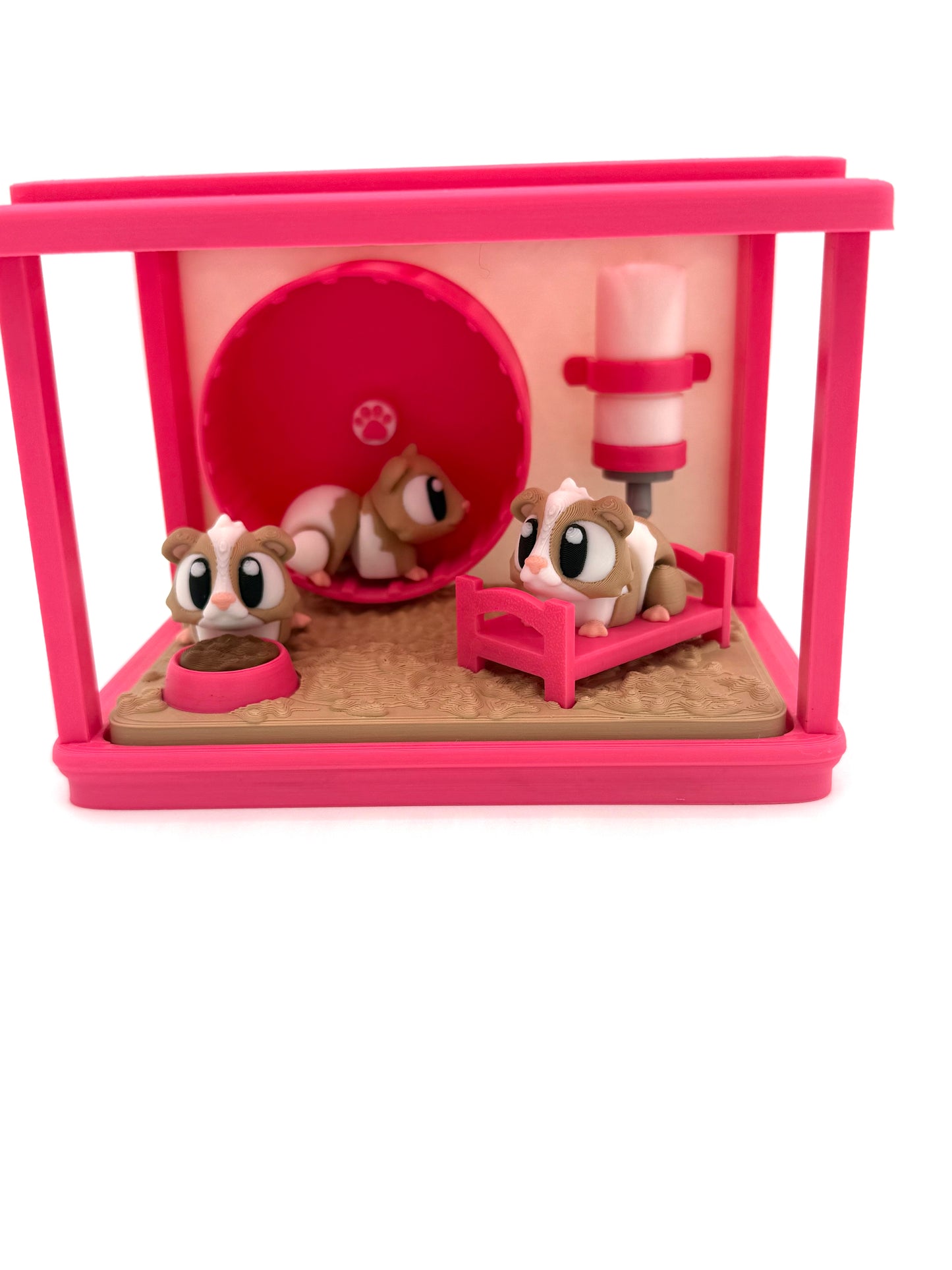 Guinea Pig Cage with 3 Guinea Pigs