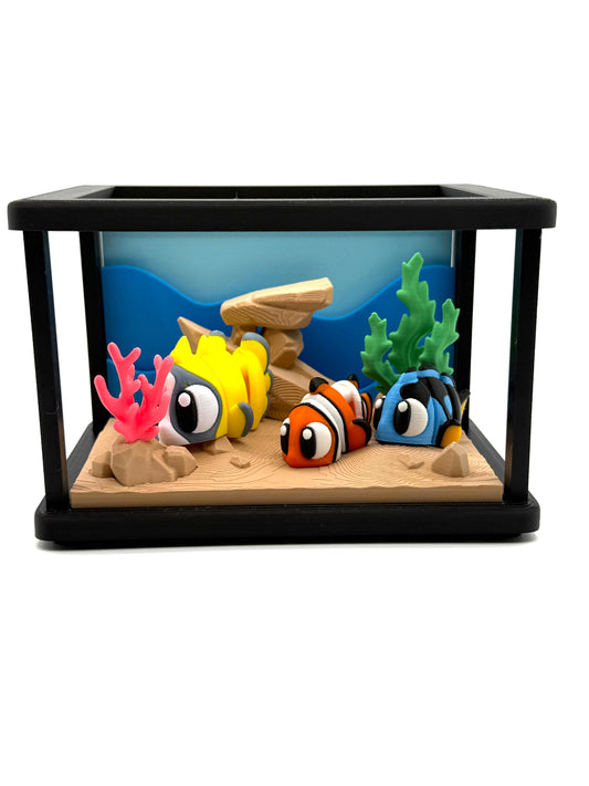 Aquarium With 3 Fish