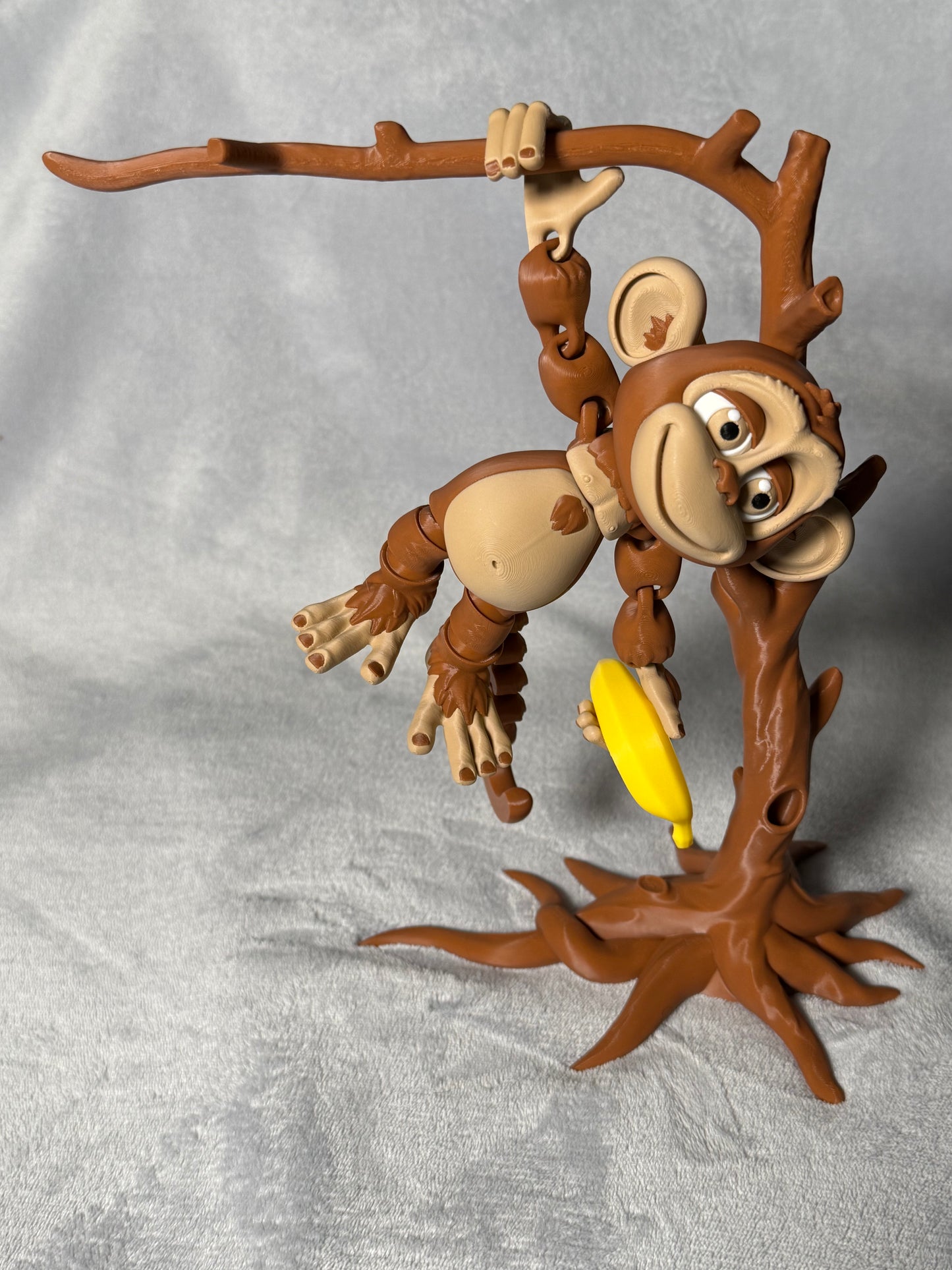 Flexi Monkey with Tree and Banana