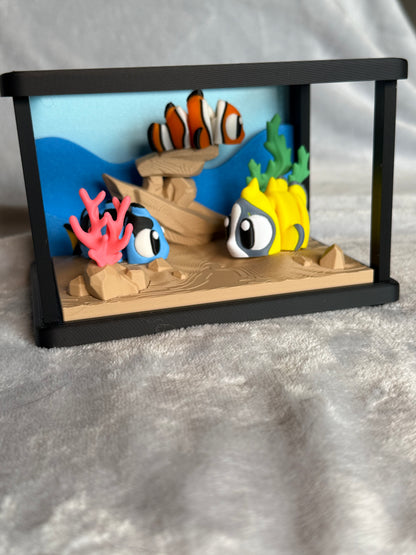 Aquarium With 3 Fish