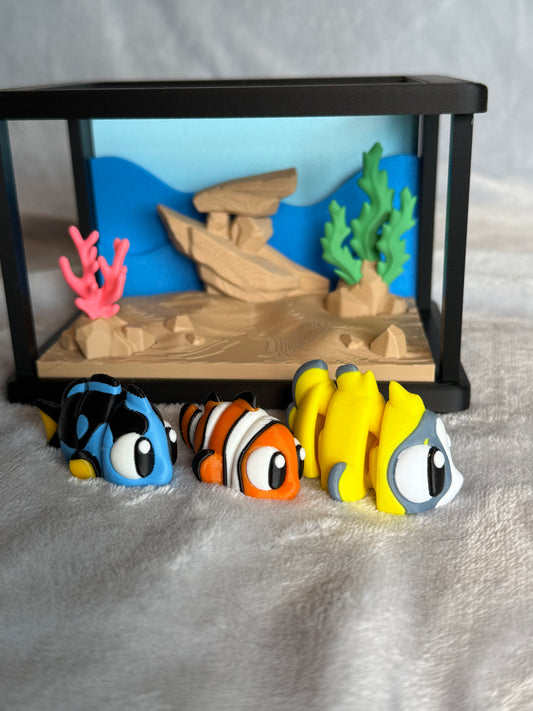 Aquarium With 3 Fish